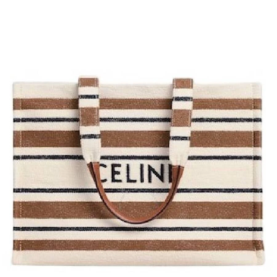 商品Celine|Cabas Thais In Striped Celine Jacquard Textile,价格¥8631,第1张图片