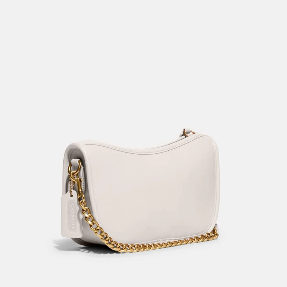 商品Coach|Coach Women's Glovetanned Leather Swinger Bag - Chalk,价格¥1584,第3张图片详细描述