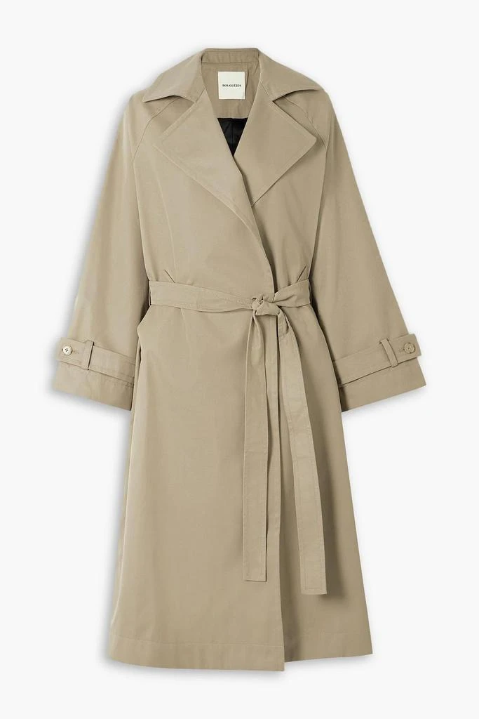 商品BOUGUESSA|Kai oversized belted cotton-gabardine trench coat,价格¥3484,第1张图片