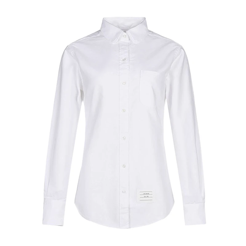 商品Thom Browne|THOM BROWNE 汤姆·布朗 女士白色衬衫 FLL019A-06177-100,价格¥2484,第1张图片