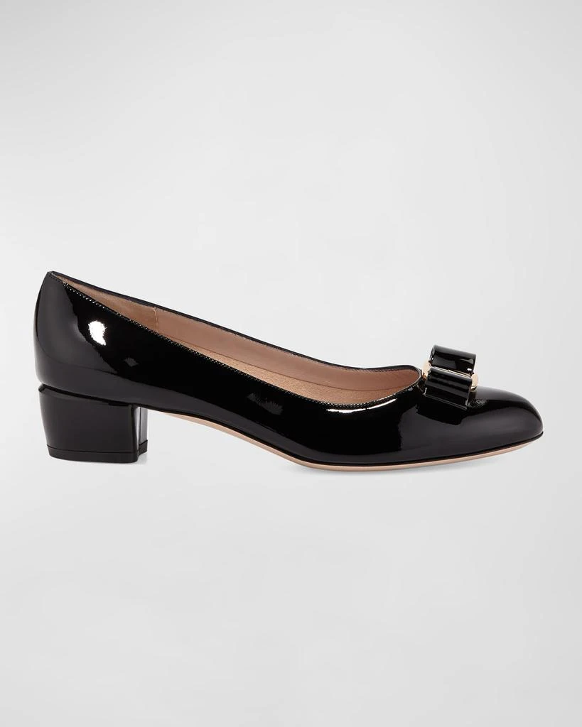 商品Salvatore Ferragamo|Vara 1 Patent 漆皮方根鞋,价格¥6579,第2张图片详细描述