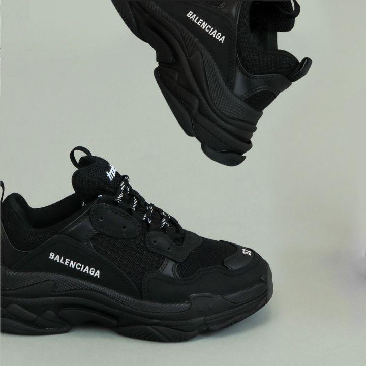 黑色 Triple S 运动鞋 童款商品第3张图片规格展示