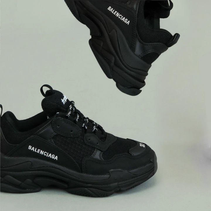 商品Balenciaga|黑色 Triple S 运动鞋 童款,价格¥2766,第3张图片详细描述