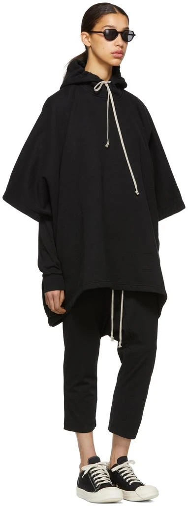 商品Rick Owens|Black Drawstring Cropped Lounge 裤,价格¥2613,第5张图片详细描述