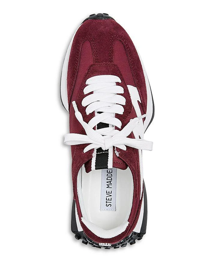 商品Steve Madden|Women's Campo Lace Up Sneakers,价格¥677,第3张图片详细描述