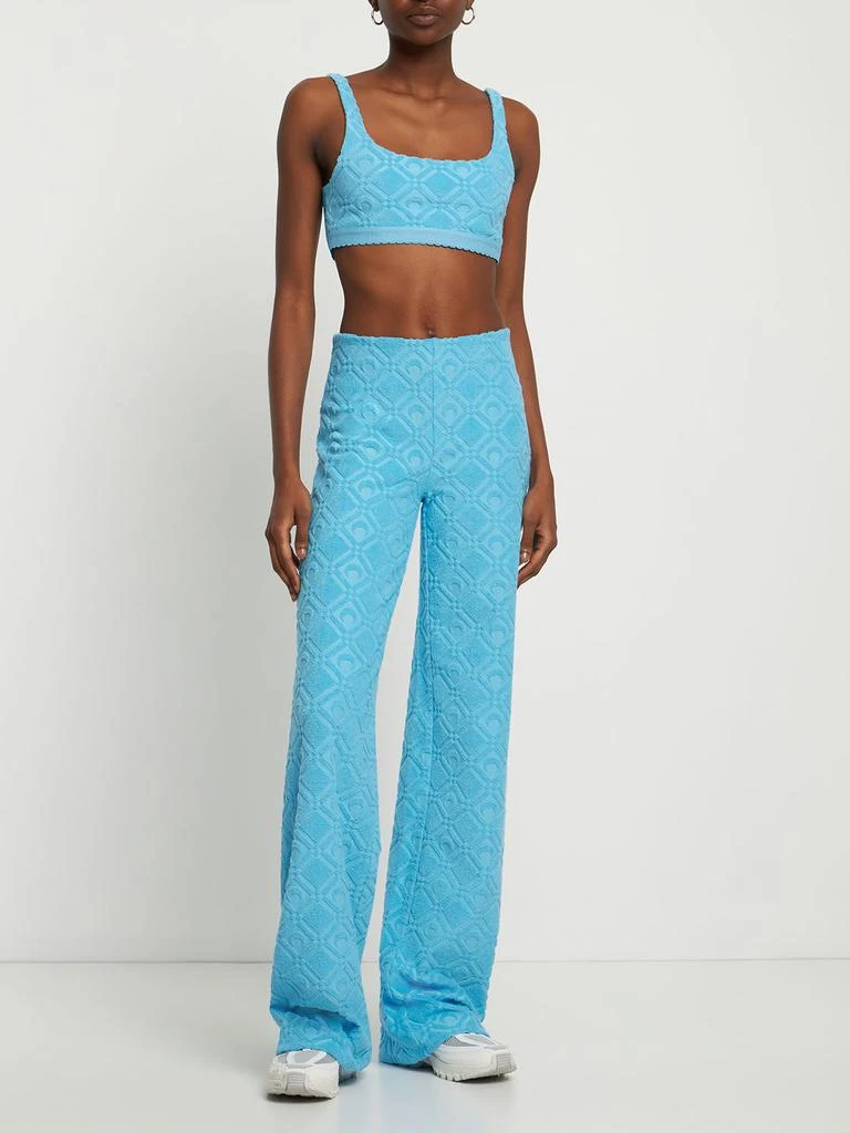商品MARINE SERRE|Moon Sponge Jacquard Bra Top,价格¥809,第1张图片详细描述