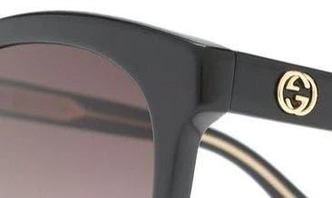 商品Gucci|58mm Round Sunglasses,价格¥909,第4张图片详细描述