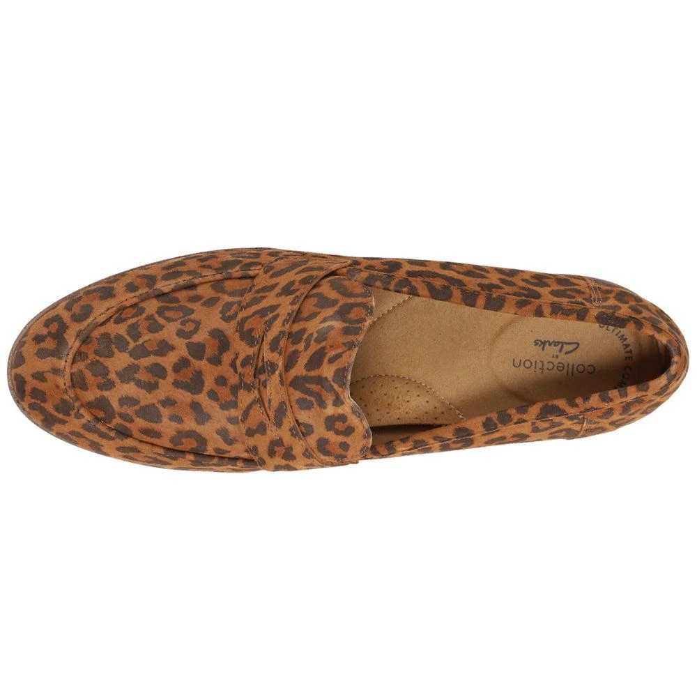 商品Clarks|Trish Rose Cheetah Loafers,价格¥265,第4张图片详细描述