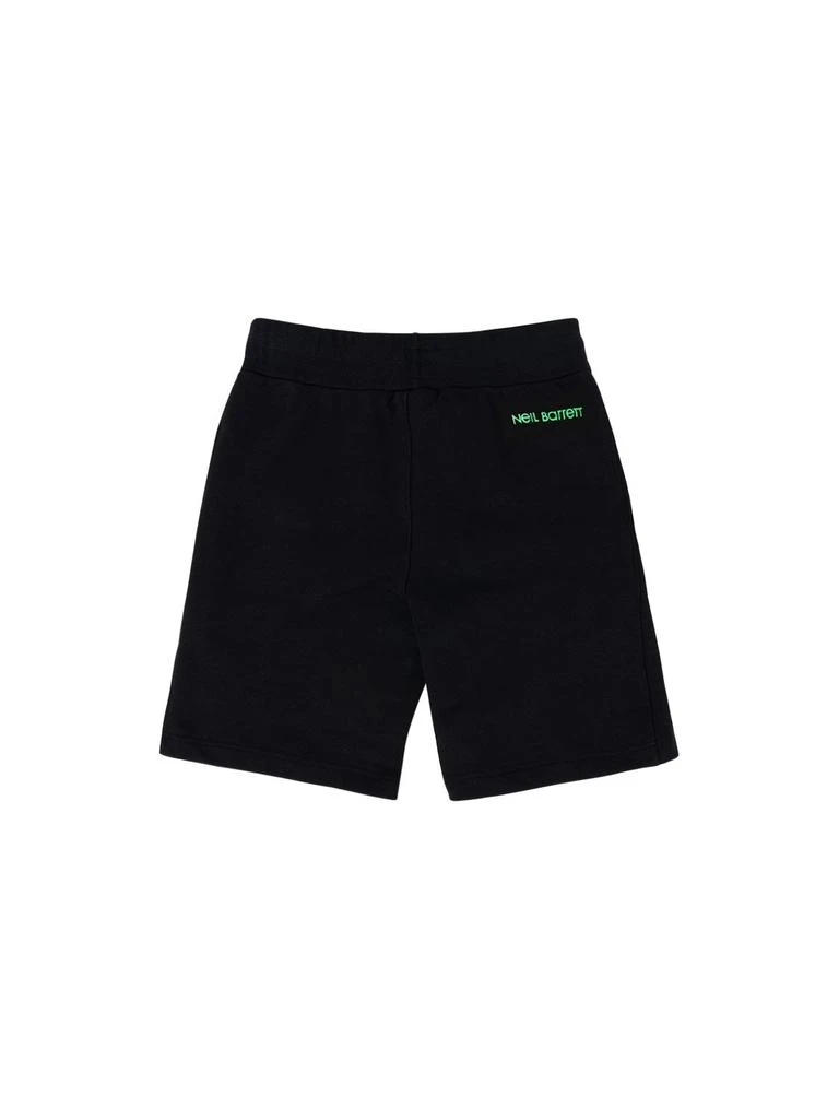 商品Neil Barrett|Thunder Print Cotton Sweat Shorts,价格¥308,第2张图片详细描述