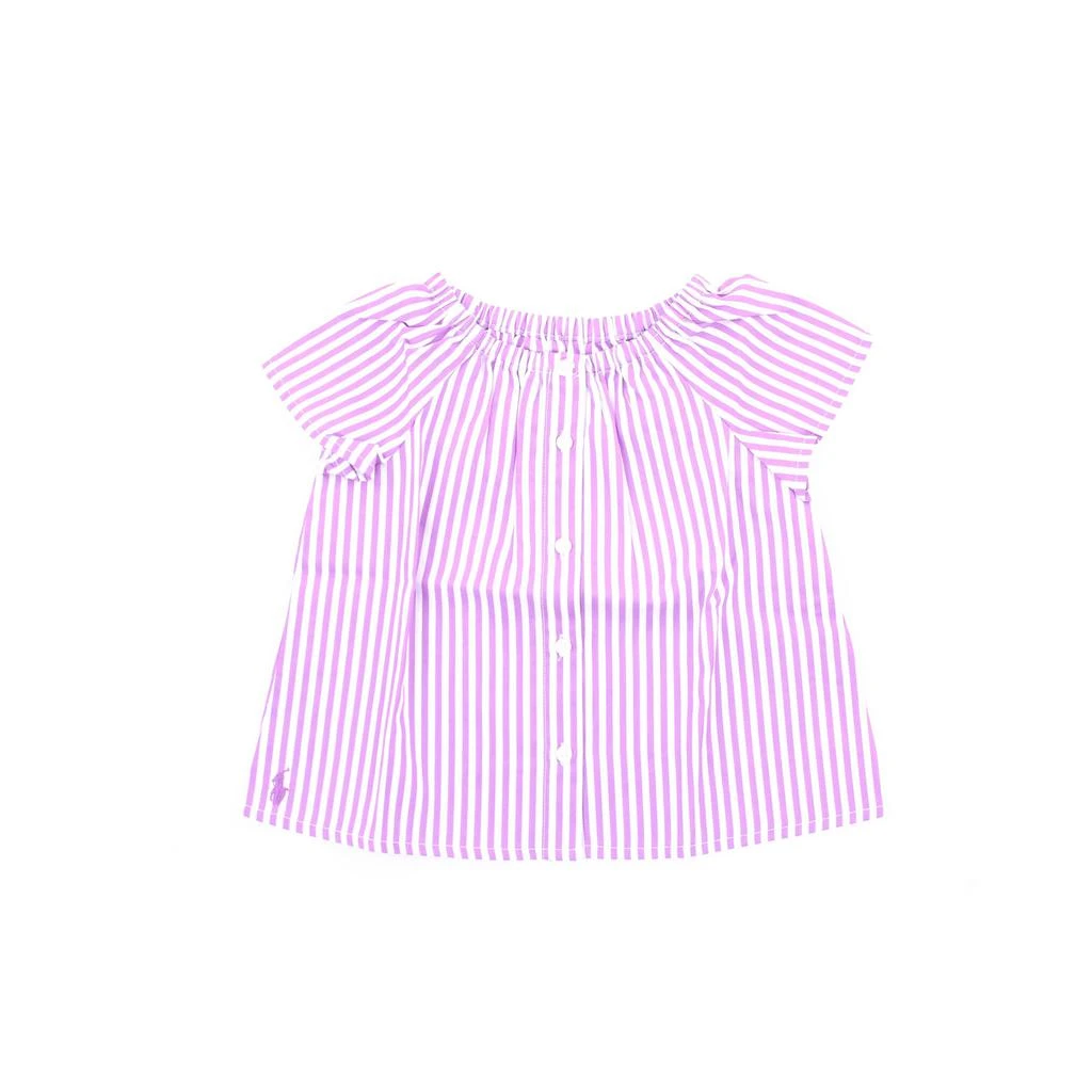 商品Ralph Lauren|RALPH LAUREN General baby White and purple,价格¥483,第1张图片