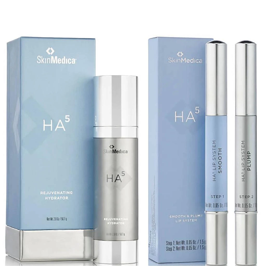 商品SkinMedica|SkinMedica HA5 Rejuvenating Hydrator and HA5 Smooth and Plump Lip System (Worth $246),价格¥1793,第1张图片