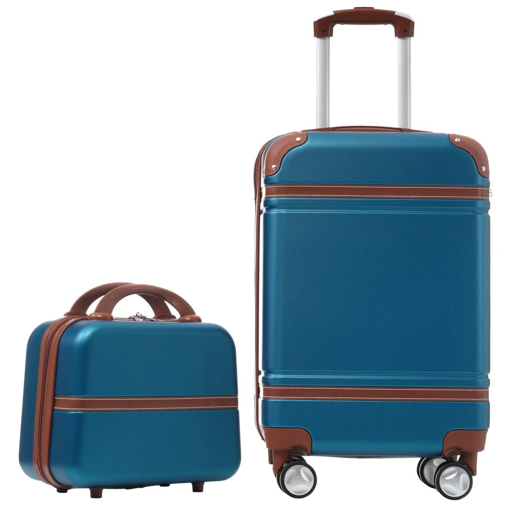 商品Streamdale Furniture|Streamdale 20 IN Hardside Luggage with Cosmetic Case,价格¥1035,第1张图片