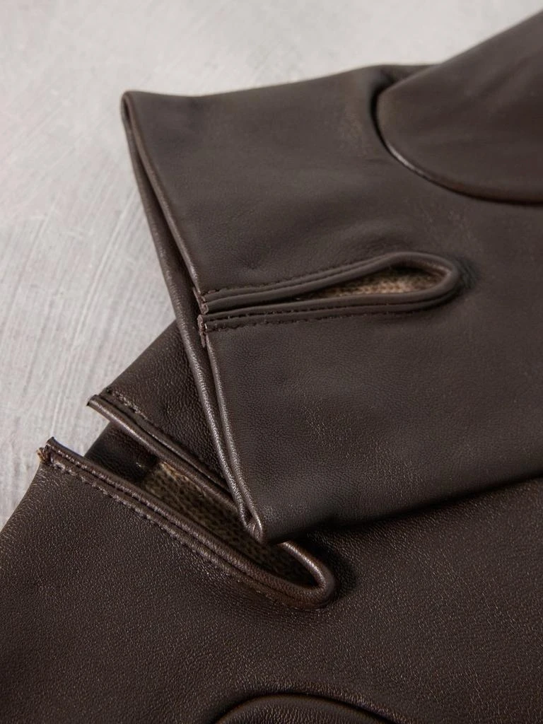 商品Dents|Bath cashmere-lined leather gloves,价格¥298,第4张图片详细描述