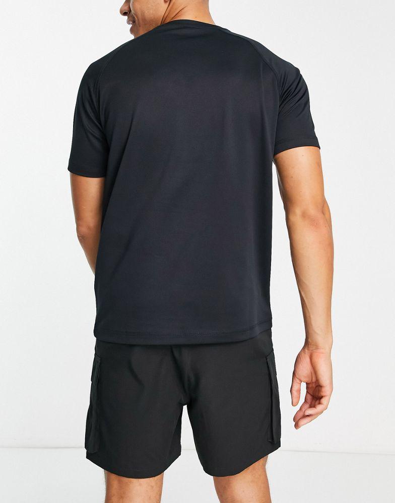 Oakley Seal bay UV rashguard swim top in black商品第4张图片规格展示