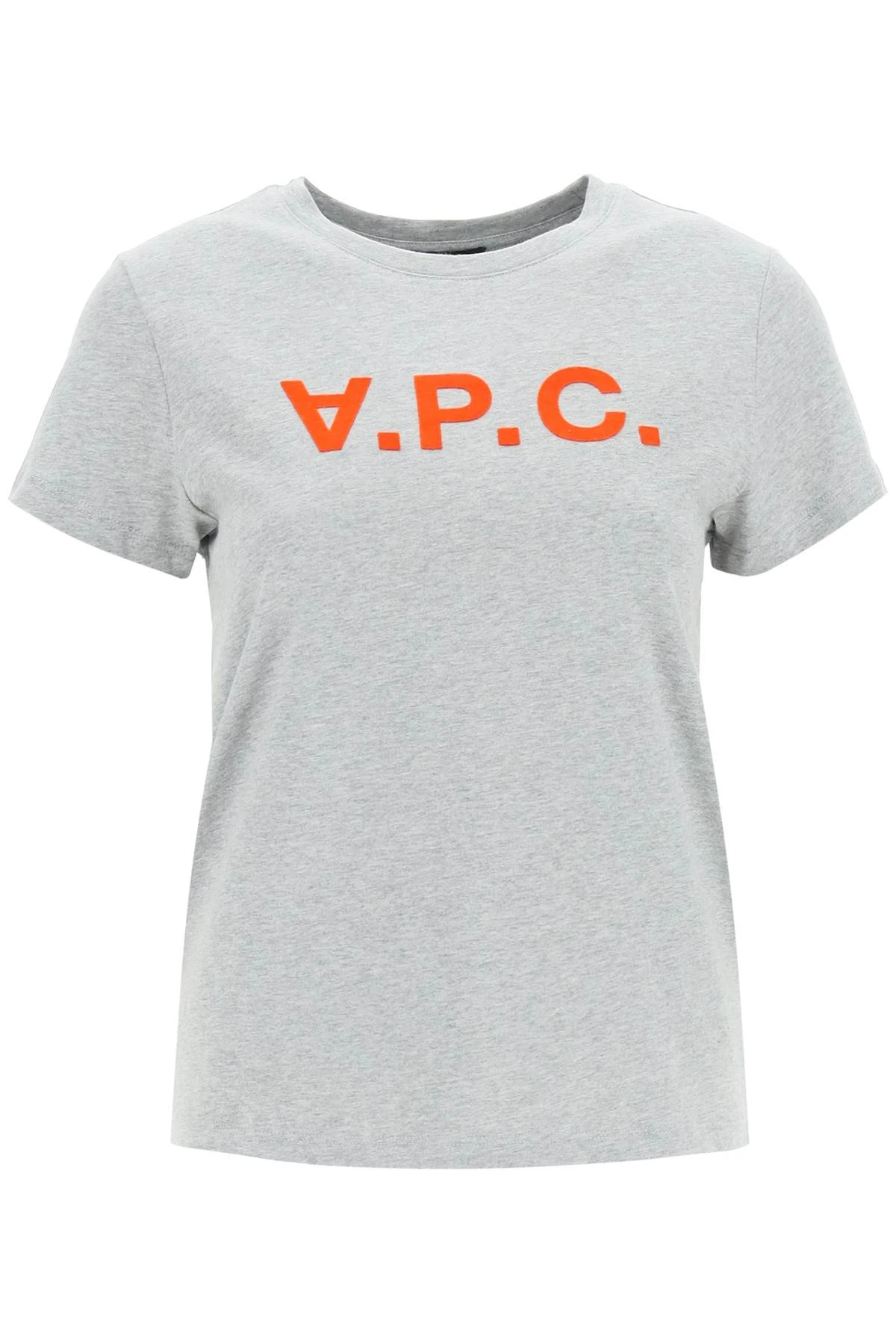 商品A.P.C.|A.P.C. 女士T恤 COEZBF26944TPB 灰色,价格¥415,第4张图片详细描述