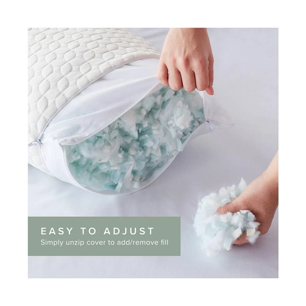 商品Lucid|Customizable Fiber and Shredded Foam Pillow with Zippered Inner Cover,价格¥500,第4张图片详细描述