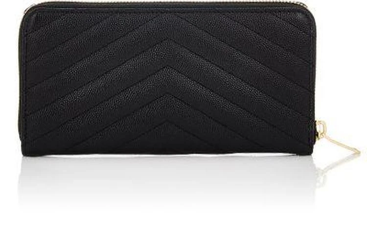 商品Yves Saint Laurent|Monogram Leather Zip-Around Wallet,价格¥5353,第3张图片详细描述