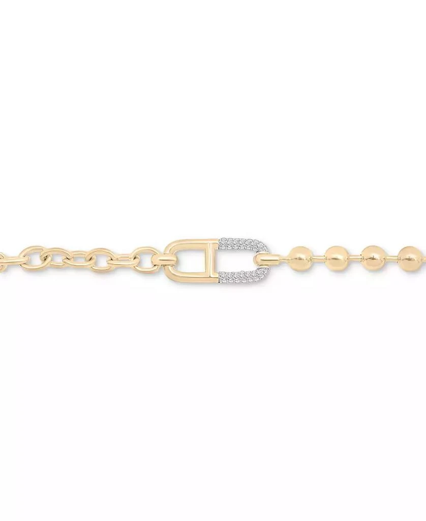 商品Audrey by Aurate|Diamond Horizontal Link Two-Chain Bracelet (1/5 ct. t.w.) in Gold Vermeil, Created for Macy's,价格¥2394,第3张图片详细描述