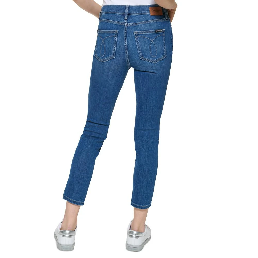 商品Calvin Klein|Petite High Rise 27" Skinny-Leg Jeans,价格¥536,第2张图片详细描述