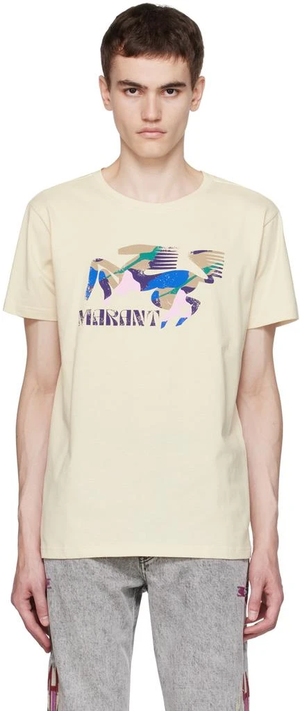 商品Isabel Marant|Beige Zafferh T-Shirt,价格¥501,第1张图片