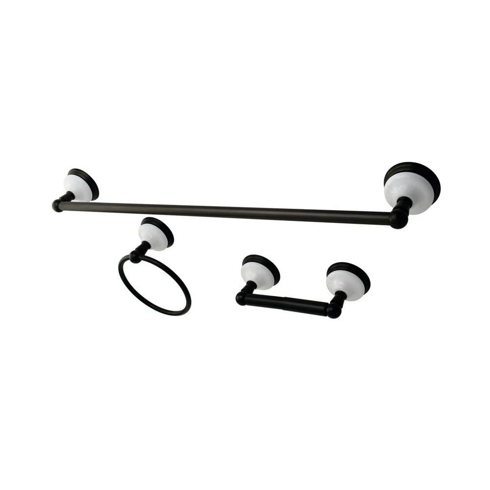 商品Kingston Brass|Victorian 3-Pc. Towel Bar Bathroom Hardware Set,价格¥1763,第1张图片