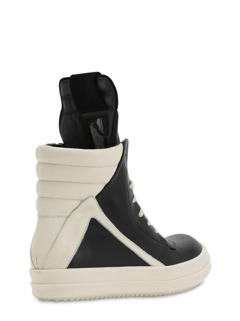 商品Rick Owens|Geobasket Leather High Top Sneakers,价格¥8603,第4张图片详细描述