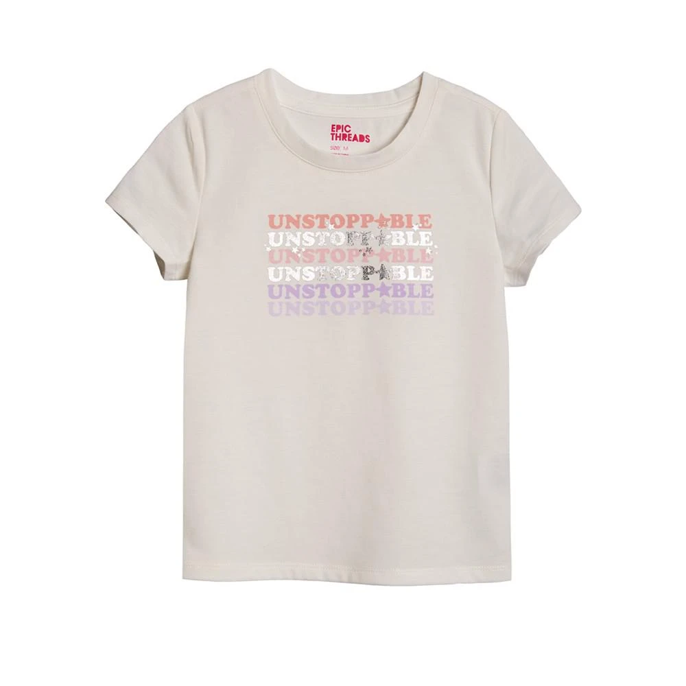 商品Epic Threads|Big Girls Unstoppable Graphic T-shirt, Created For Macy's,价格¥62,第1张图片