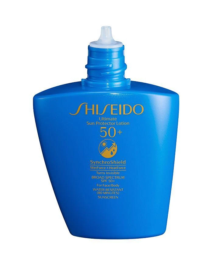 商品Shiseido|新艳阳夏臻效水动力防晒乳(蓝胖子) SPF50+ 50ml,价格¥188,第2张图片详细描述