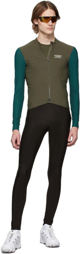 商品Pas Normal Studios|Green Jersey Zip-Up Long Sleeve T-Shirt,价格¥1343,第6张图片详细描述