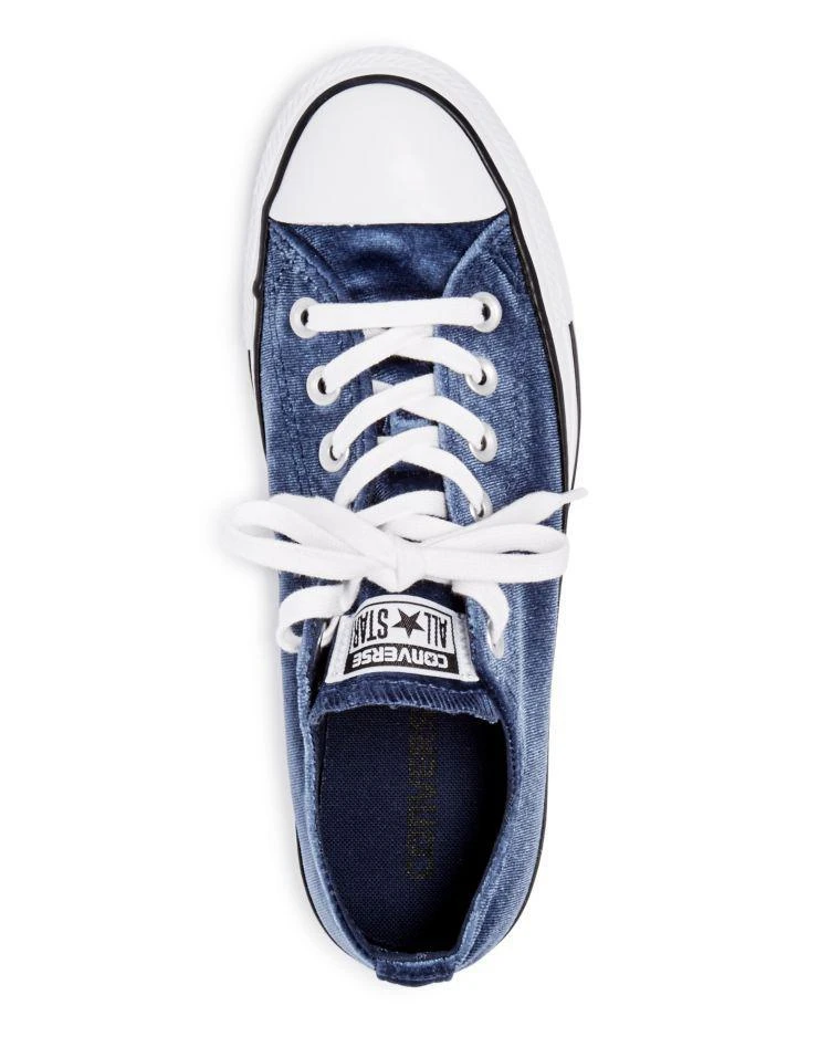 商品Converse|Women's Chuck Taylor All Star Velvet Lace Up Sneakers,价格¥314,第3张图片详细描述