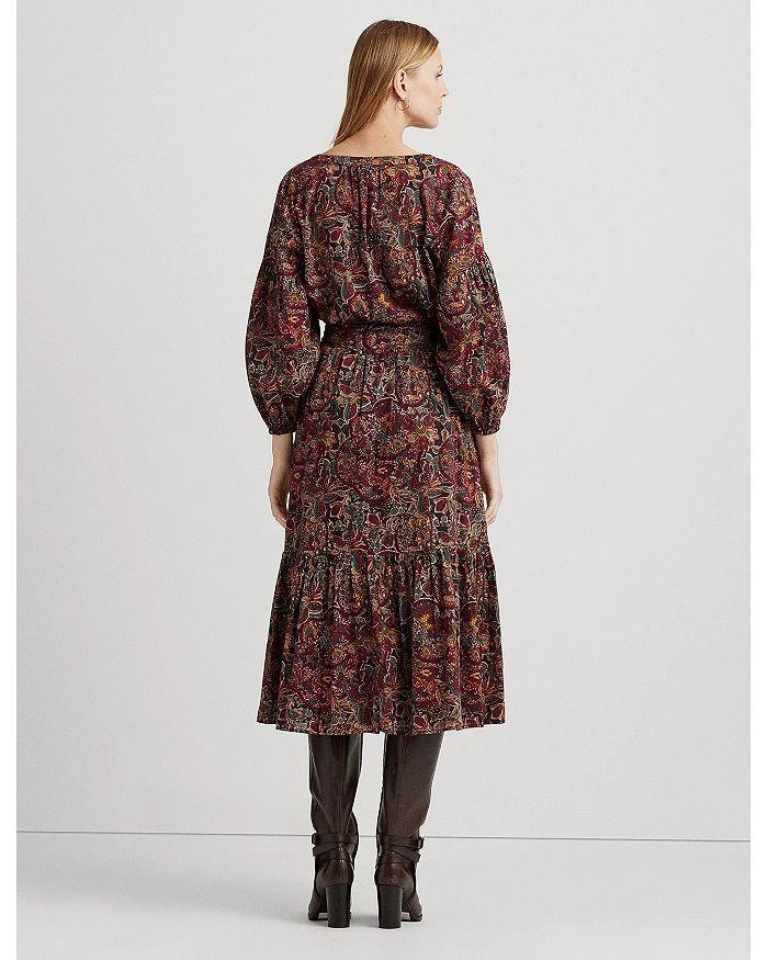 商品Ralph Lauren|Belted Peasant Midi Dress,价格¥878,第2张图片详细描述