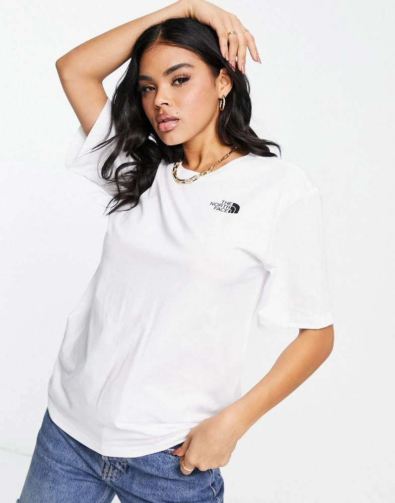 商品The North Face|The North Face Simple Dome relaxed fit t-shirt in white Exclusive at ASOS,价格¥227,第1张图片