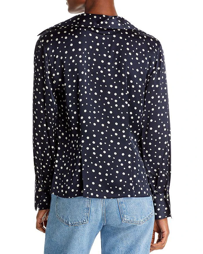 商品Vince|Dot Print Silk Blouse,价格¥775,第2张图片详细描述