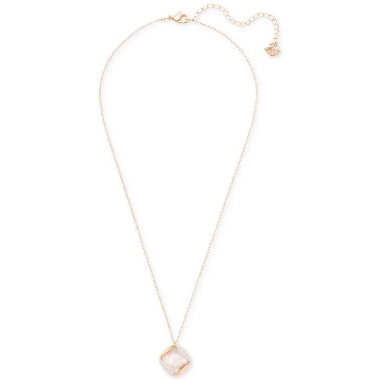 商品Swarovski|Rose Gold-Tone Stone & Pavé Pendant Necklace,价格¥741,第3张图片详细描述