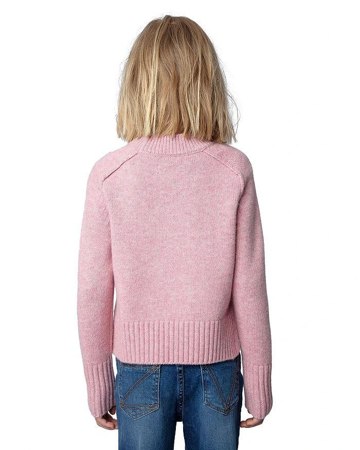 商品Zadig&Voltaire|Girls' Milan Amour Embroidered Sweater - Little Kid, Big Kid,价格¥1107,第4张图片详细描述