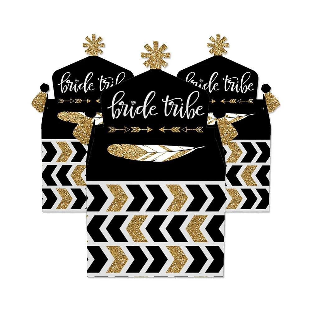 商品Big Dot of Happiness|Bride Tribe - Treat Box Party Favors - Bridal Shower or Bachelorette Party Goodie Gable Boxes - Set of 12,价格¥134,第2张图片详细描述