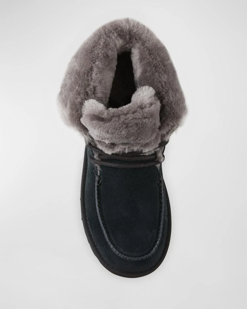 商品UGG|Diara Suede Lace-Up Booties w/ Shearling Cuff,价格¥526,第3张图片详细描述