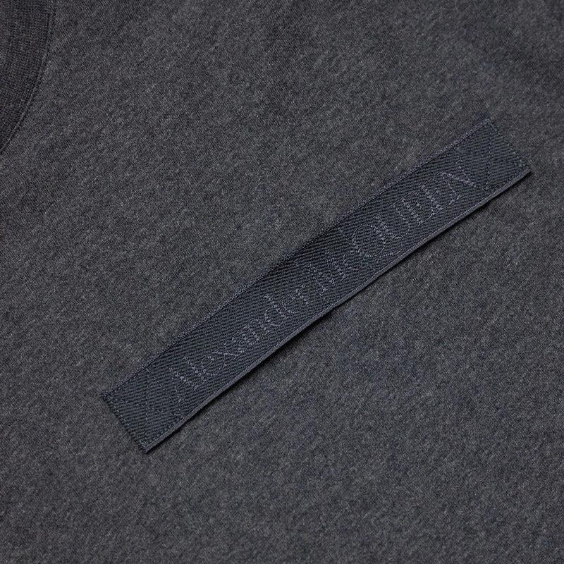 炭灰色圆领棉质短袖T恤【香港仓极速发货】商品第6张图片规格展示
