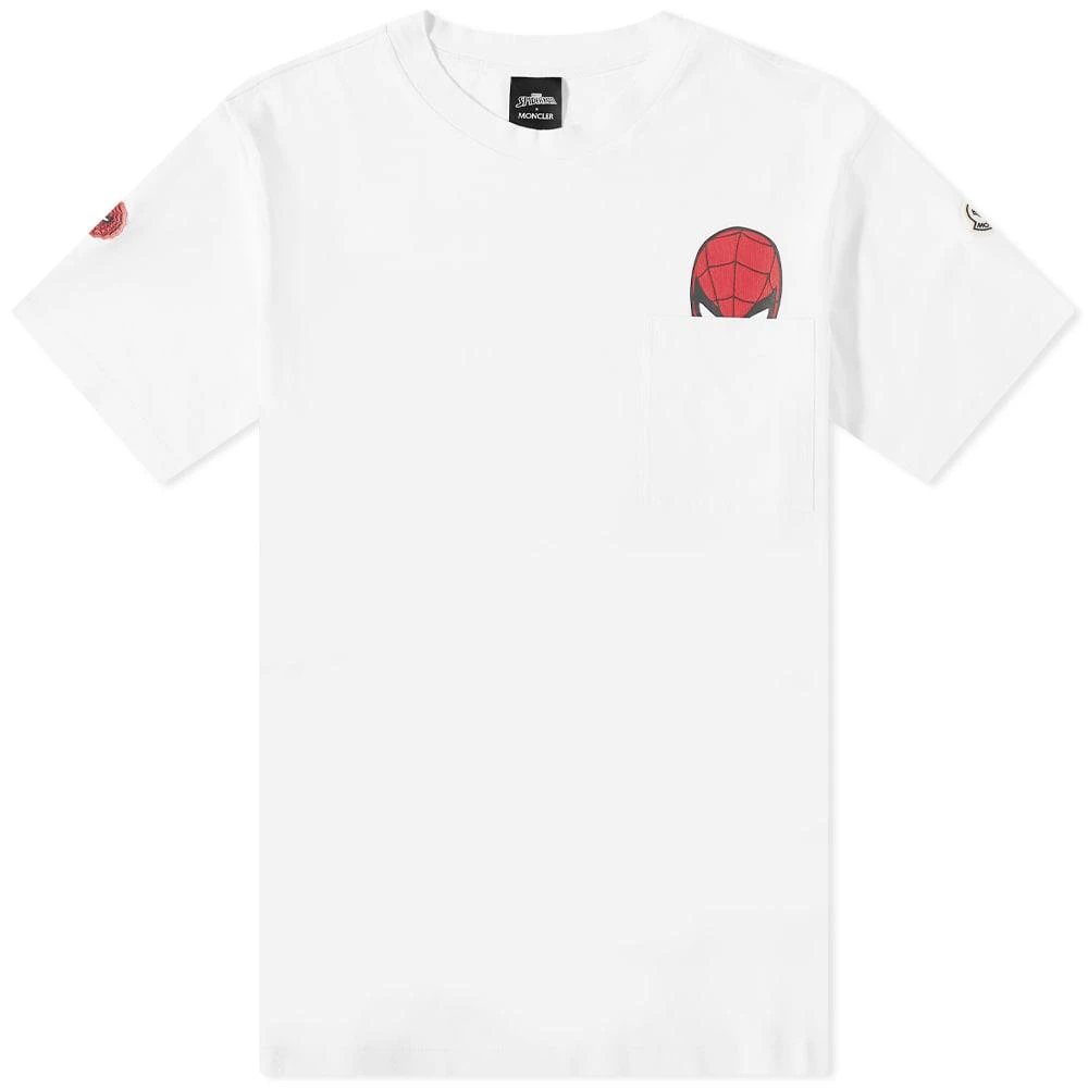 商品Moncler|Moncler x Spiderman Pocket Print Tee,价格¥2913,第1张图片