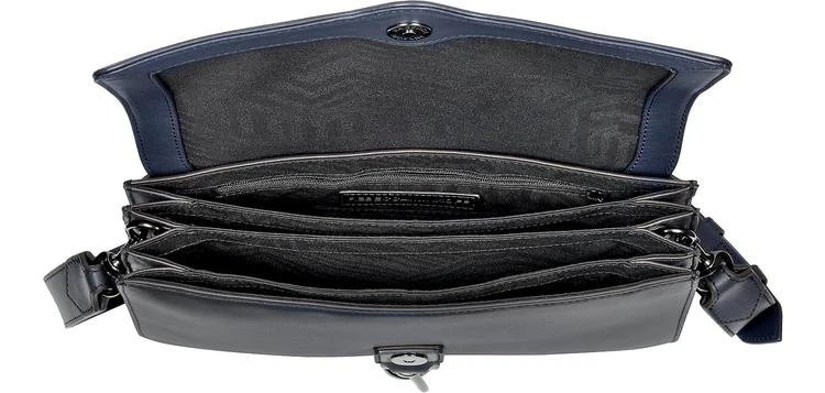 商品Rebecca Minkoff|Rebecca Minkoff M.A.B. Moon 皮革和麂皮大号单肩包,价格¥1695,第4张图片详细描述