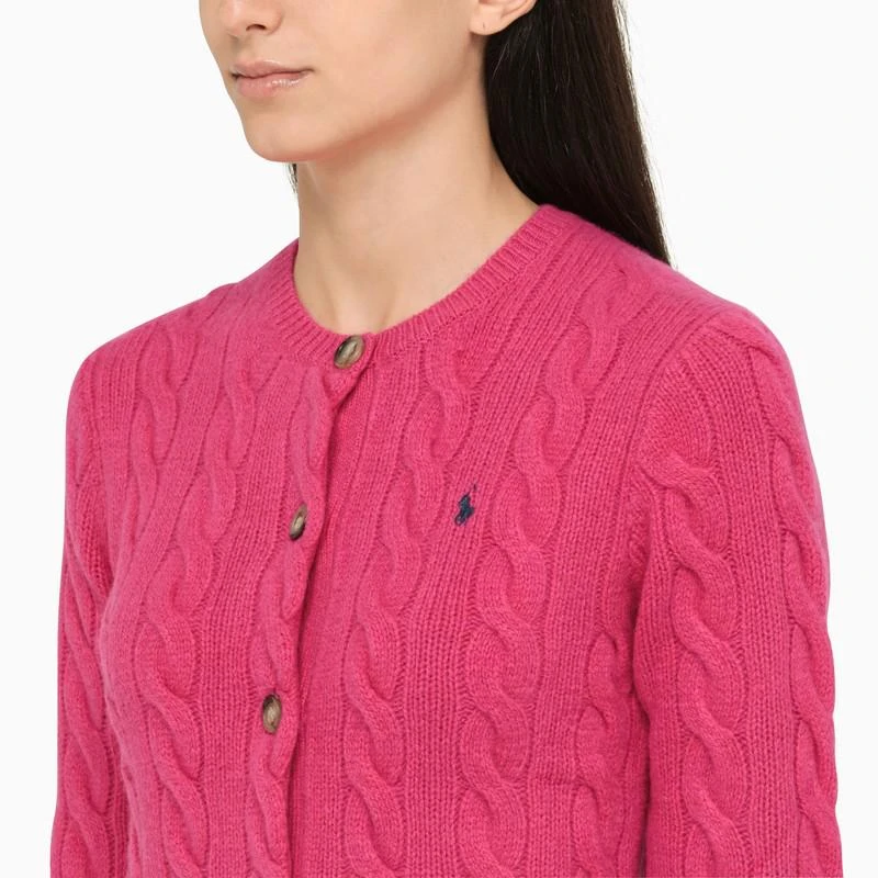 商品Ralph Lauren|Fuchsia wool cardigan,价格¥1877,第4张图片详细描述