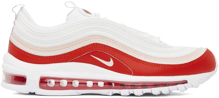 商品NIKE|White & Red Air Max 97 Sneakers,价格¥1378,第1张图片