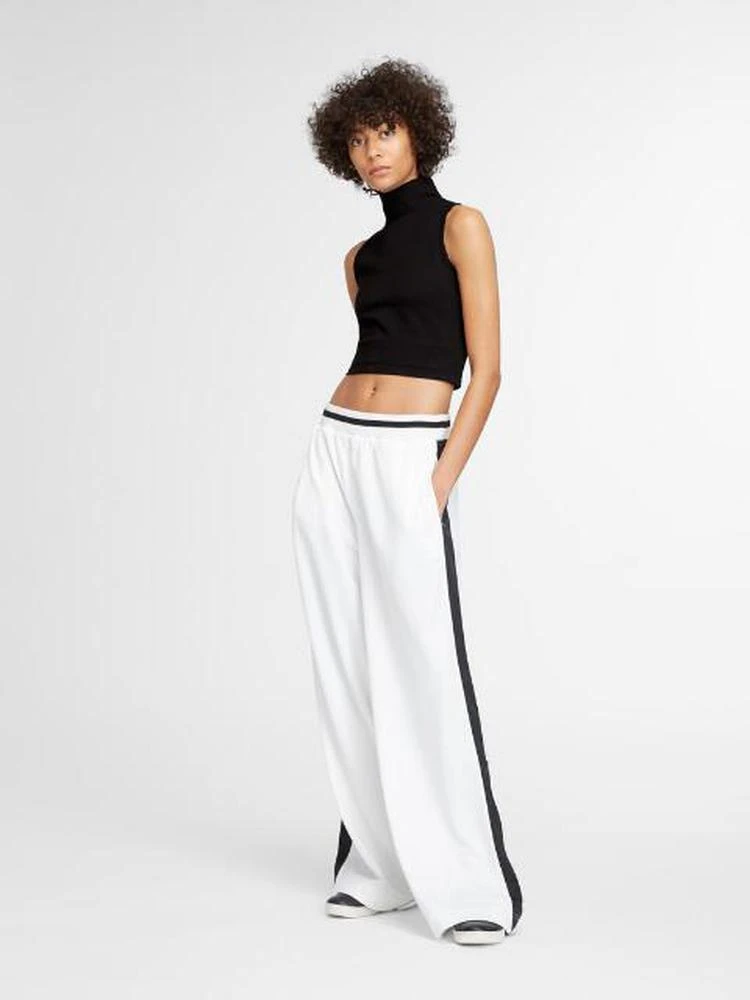 商品DKNY|Mock Neck Cropped Top With Back Zipper,价格¥444,第2张图片详细描述