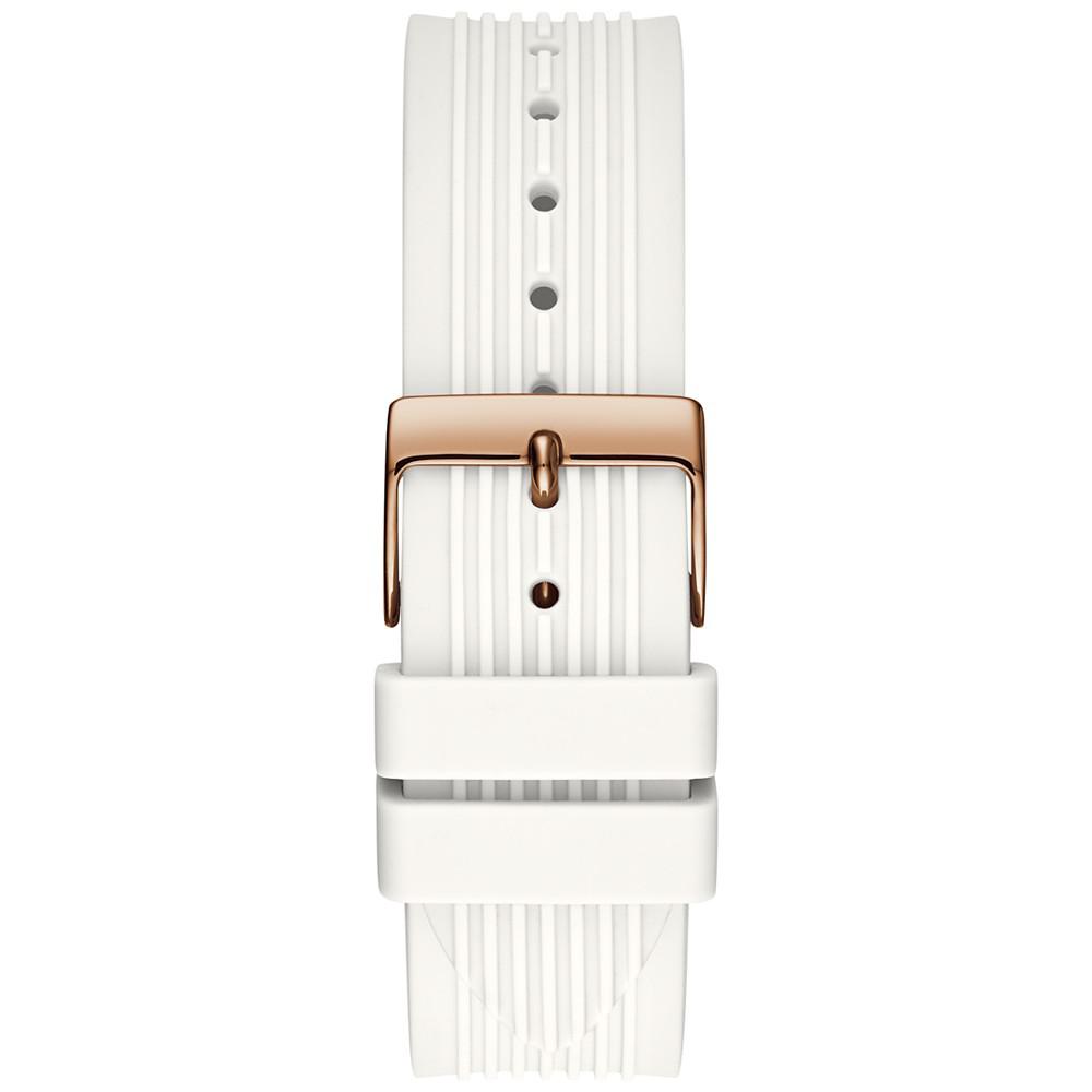 Women's White Silicone Strap Watch 39mm商品第3张图片规格展示