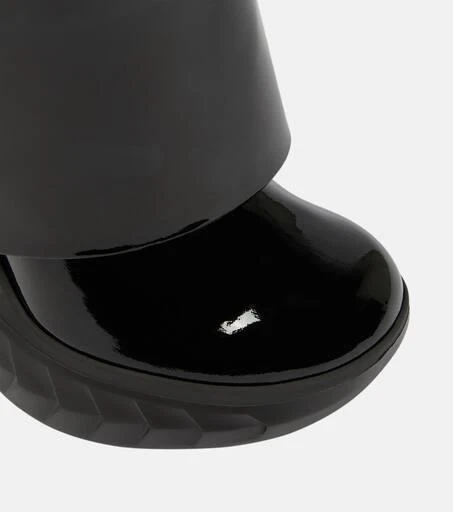 Shark Lock leather ankle boots 商品