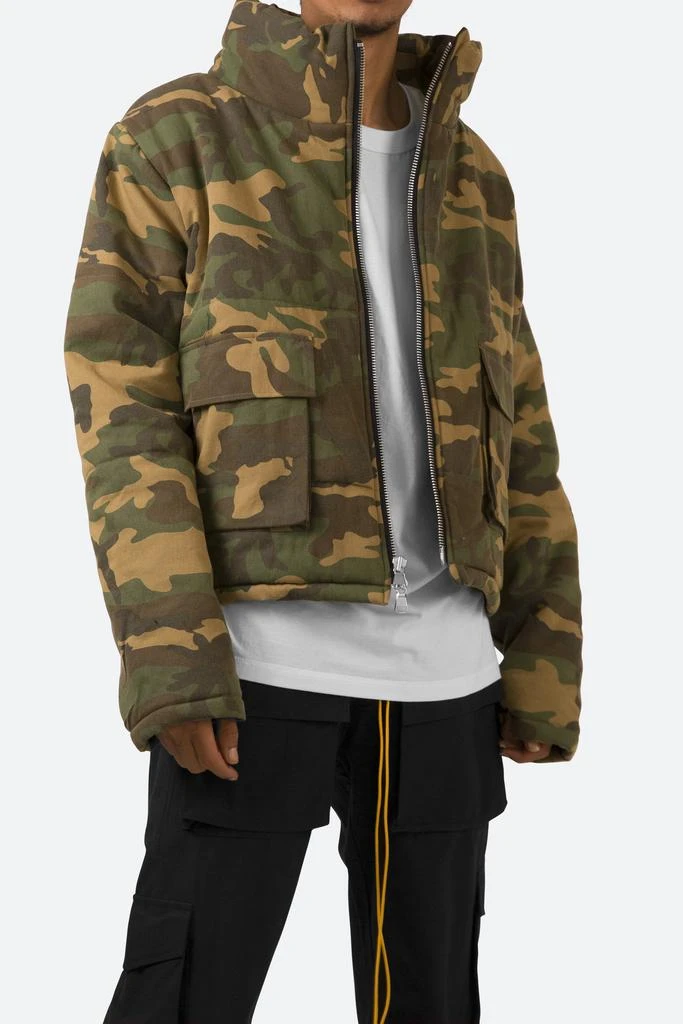 商品MNML|Cropped Puffer Jacket - Camo,价格¥739,第2张图片详细描述