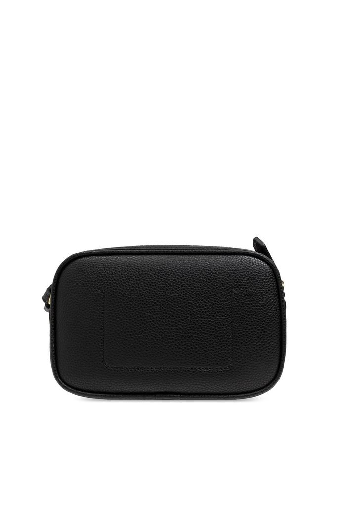 Shop Emporio Armani Logo Detailed Zip-Up Crossbody Bag on