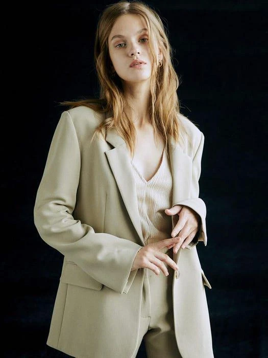 商品FRONTROW|Slit Cuffs Tailored Blazer,价格¥301,第5张图片详细描述