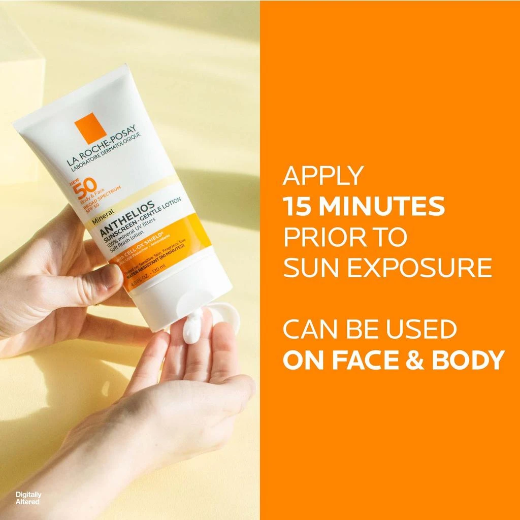 商品La Roche Posay|La Roche-Posay Anthelios Gentle Lotion Mineral Sunscreen SPF 50,价格¥214,第5张图片详细描述
