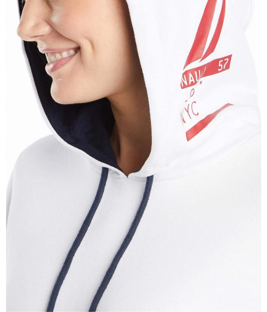 商品Nautica|Women Classic Supersoft 100% Cotton Pullover Hoodie,价格¥299,第3张图片详细描述